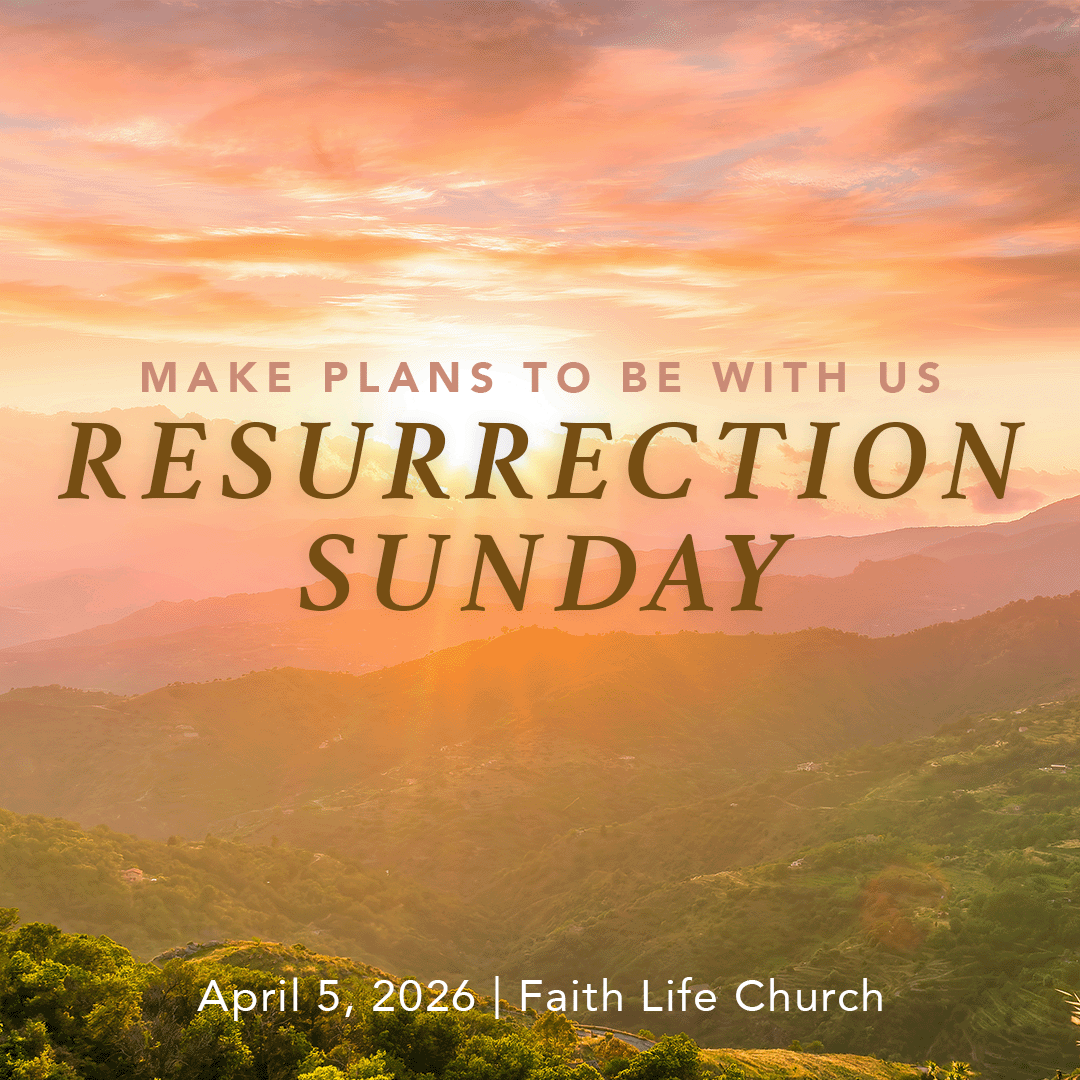 Make plans to join us for Resurrection Sunday on April 5th!
